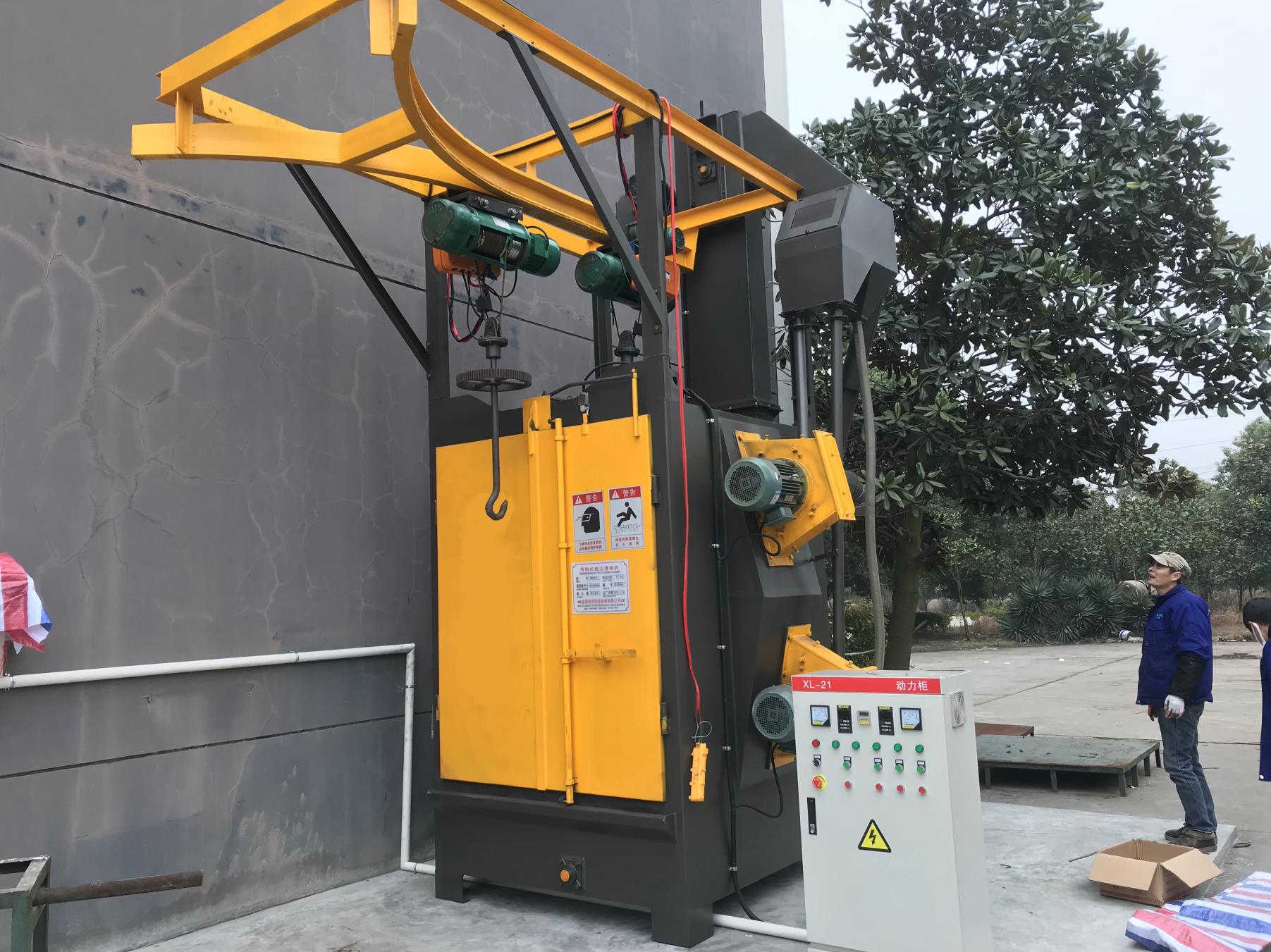 江蘇拋丸機除銹設備 1 Q376/378/3710吊鉤式拋丸機 1