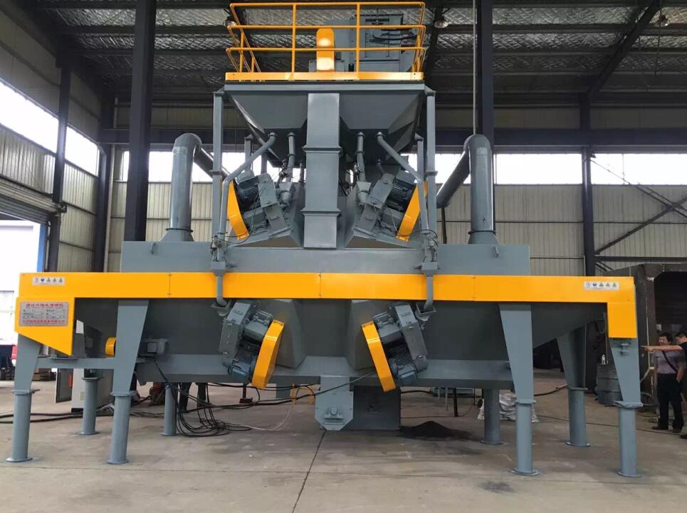 為上海某上市發電公司訂做的鋼板預處理線和噴砂房的落地安裝使用 1